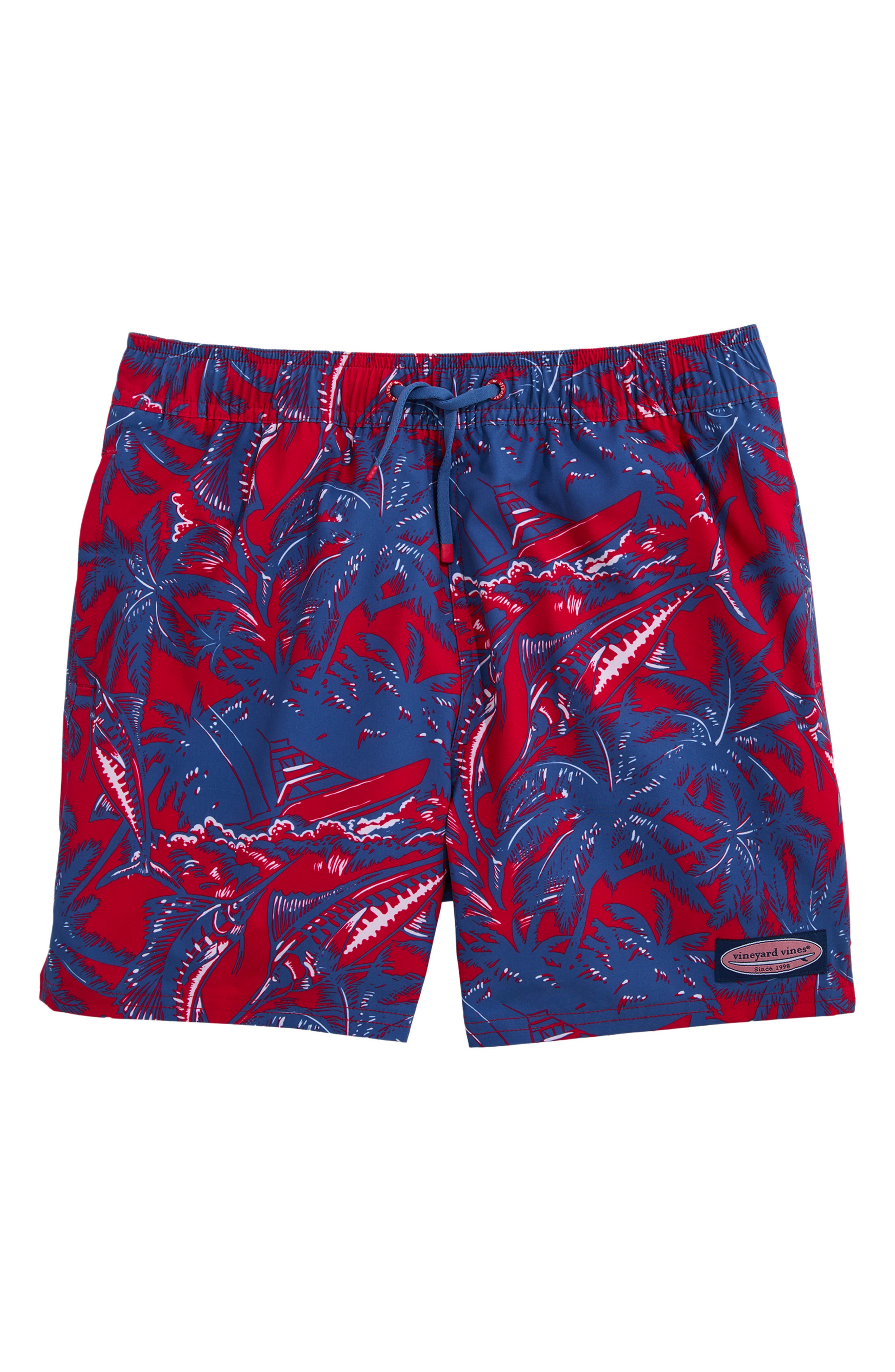 RED/ BLUE PALM