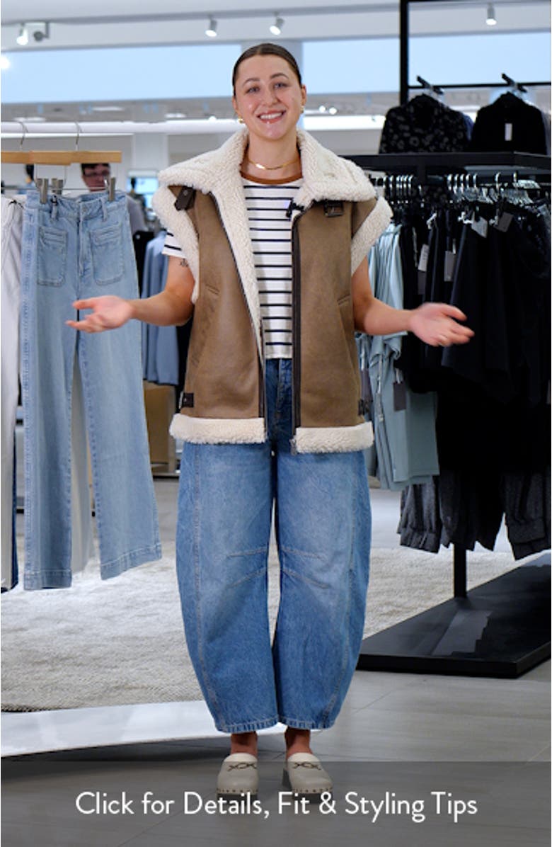 Faux Shearling Vest, sales video thumbnail