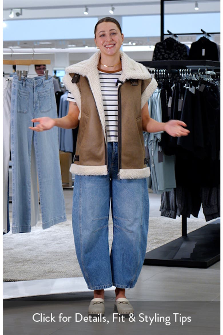 Faux Shearling Vest video