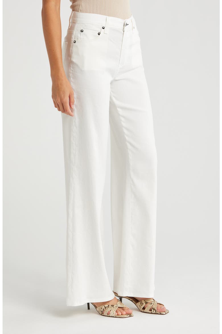 Juniper Linen Blend Wide Leg Pants, Alternate, color, IVORY LINEN