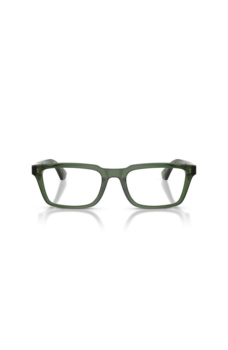 Burberry 54mm Rectangle optical glasses, Alternate, color, Green