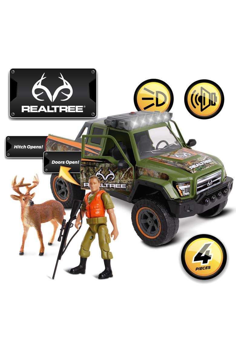 118 Scale Buck Hunting Playset 4 Piece, Ages 3+, Alternate, color, Multicolored