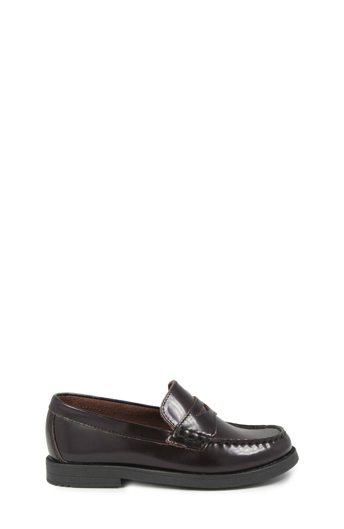 'Croquet' Penny Loafer, Alternate, color, BURGUNDY