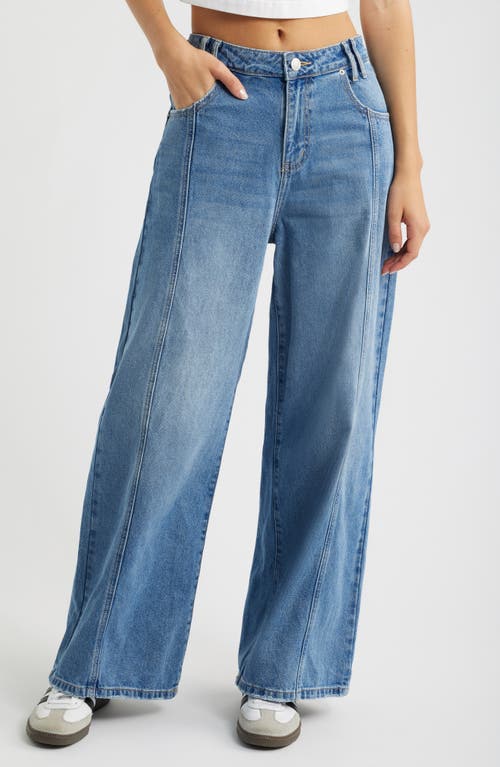 YMI Relaxed Baggy Wide Leg Jeans in Sky Blue at Nordstrom, Size 13