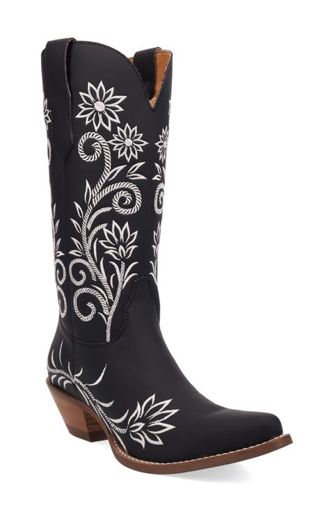 Buttercup Embroidered Western Boot