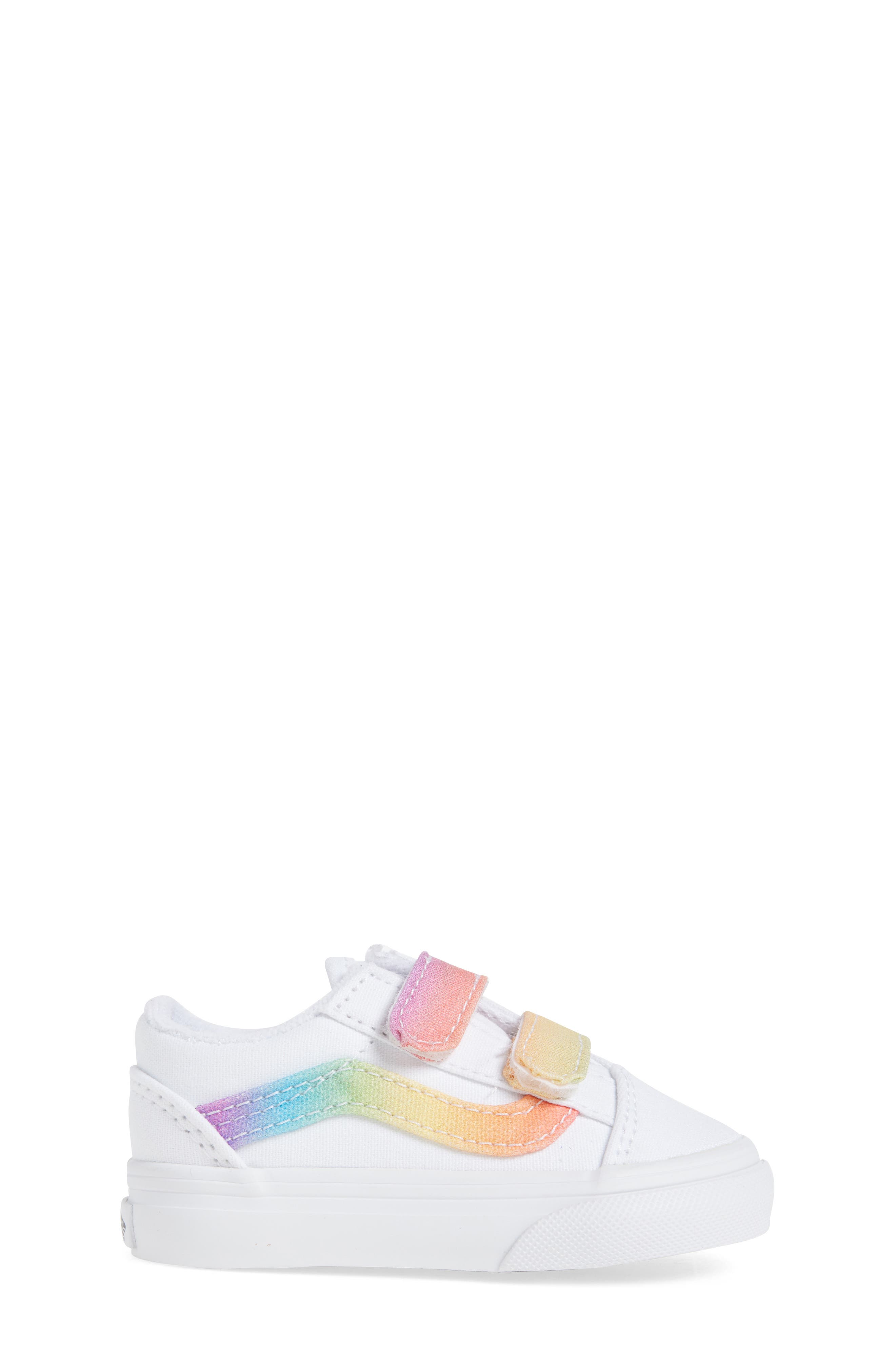 Vans Old Skool V Rainbow Sneaker, Alternate, color, 