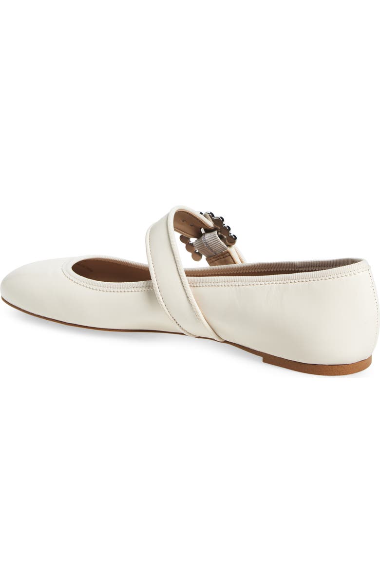 Stuart Weitzman Piper Mary Jane Ballet Flat, Alternate, color, Chalk