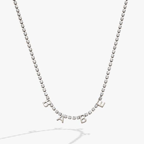 Babe Tennis Chain Necklace