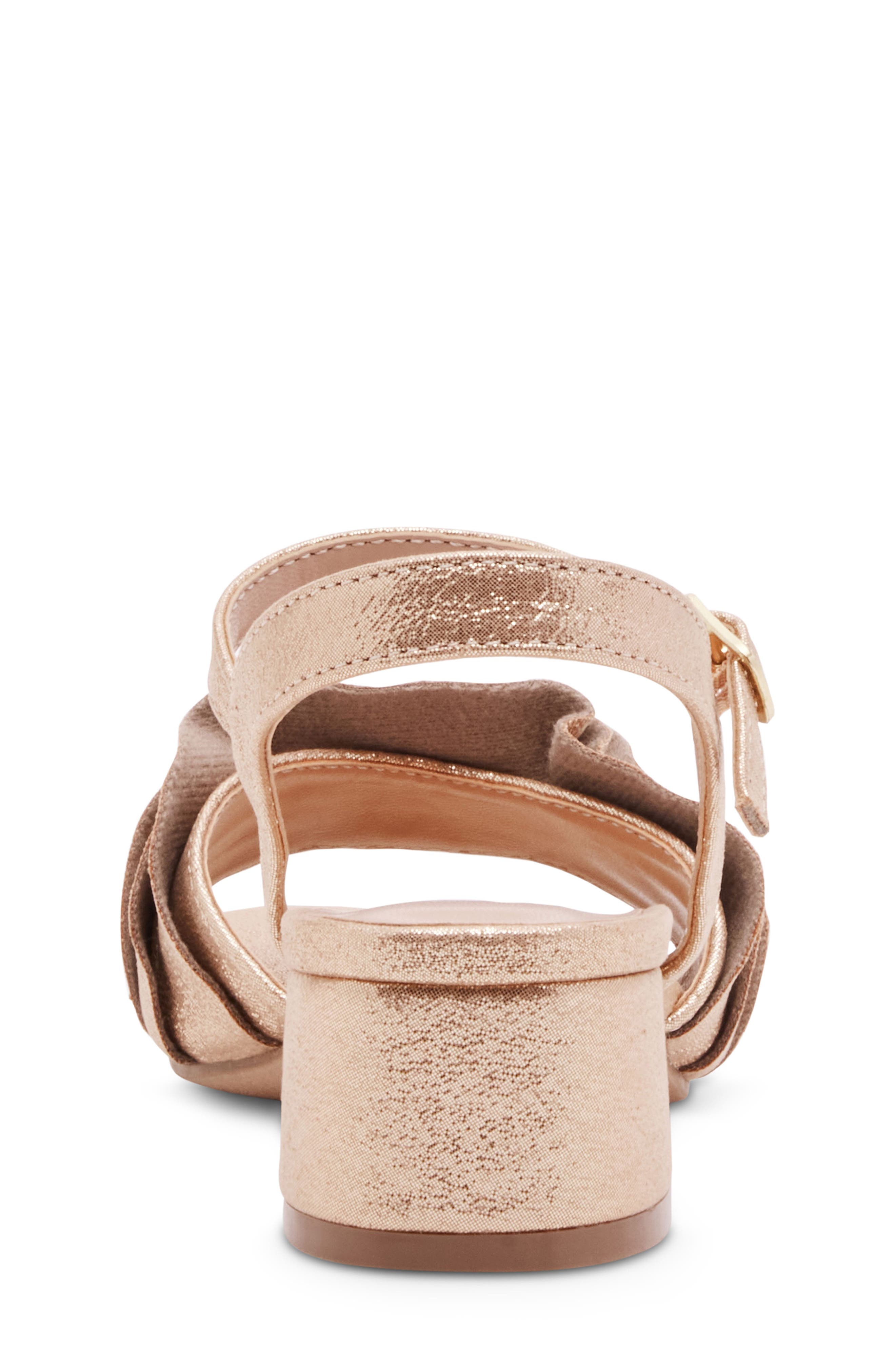 Steve Madden Kids
 Press Ruffle Sandal, Alternate, color, Gold