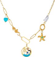 Hollywood Sensation Seaside Charm Turquoise Necklace