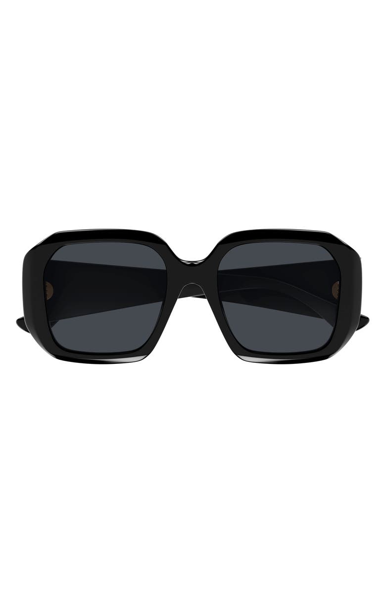 Chloé 54mm Square Sunglasses, Main, color,