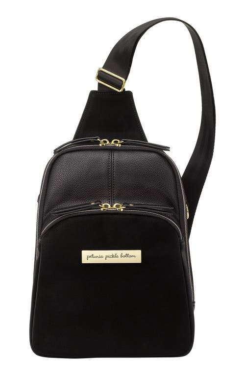 Petunia Pickle Bottom Crisscross Sling Bag in Black at Nordstrom