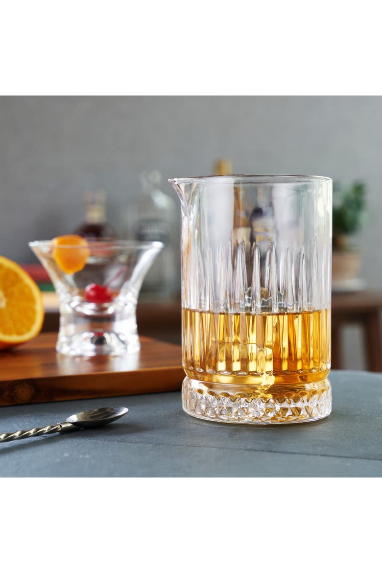 Pedestal Crystal Mixing Glass, Alternate, color, Clear