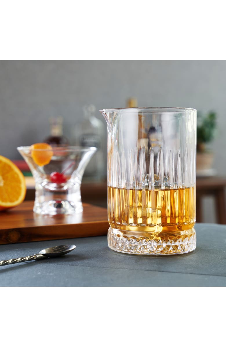 Viski Pedestal Crystal Mixing Glass, Alternate, color, Clear