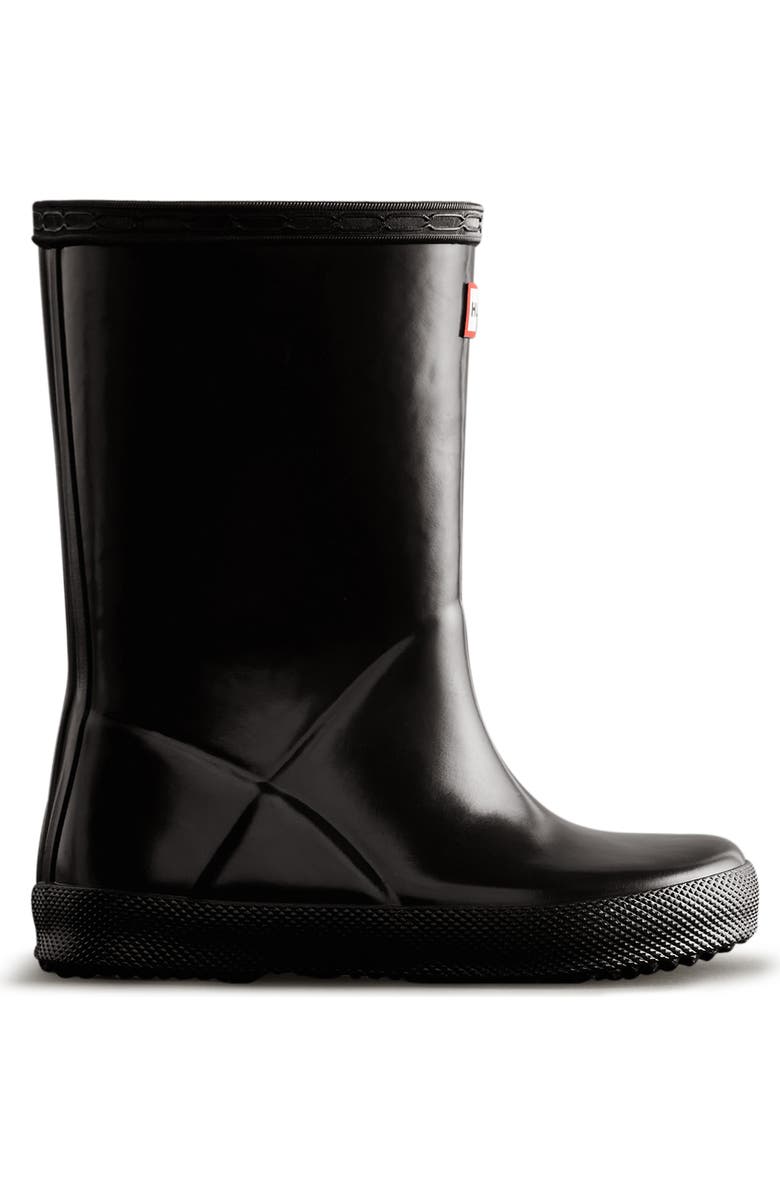 Hunter Kids' First Gloss Waterproof Rain Boot, Alternate, color,