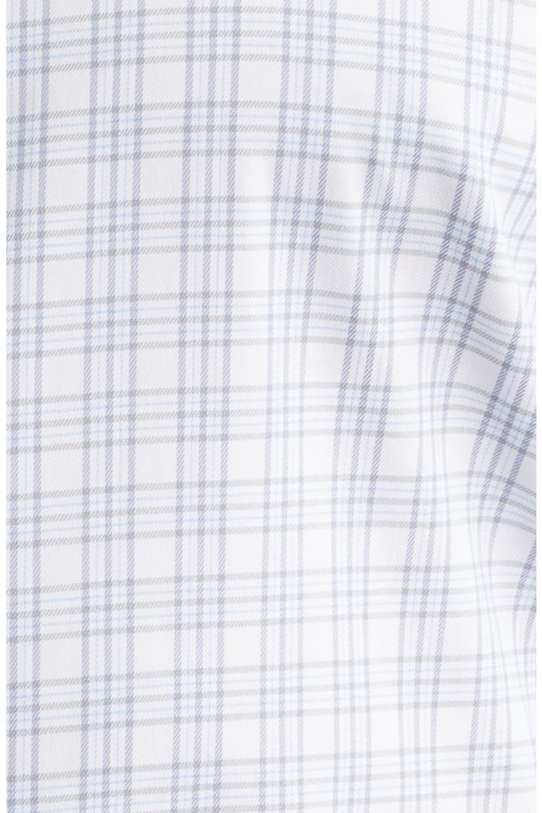 Douglas Crown Lite Check Performance Twill Button-Down Shirt, Alternate, color, GALE GREY