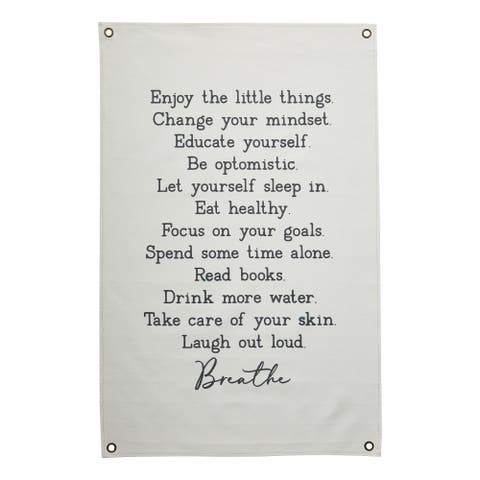 Enjoy Canvas Wall Decor Natural Cotton Art for Indoor Use