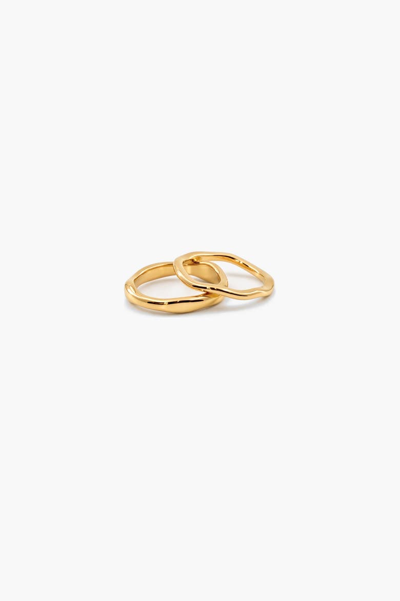 Luz Double Ring Set, Main, color, Gold