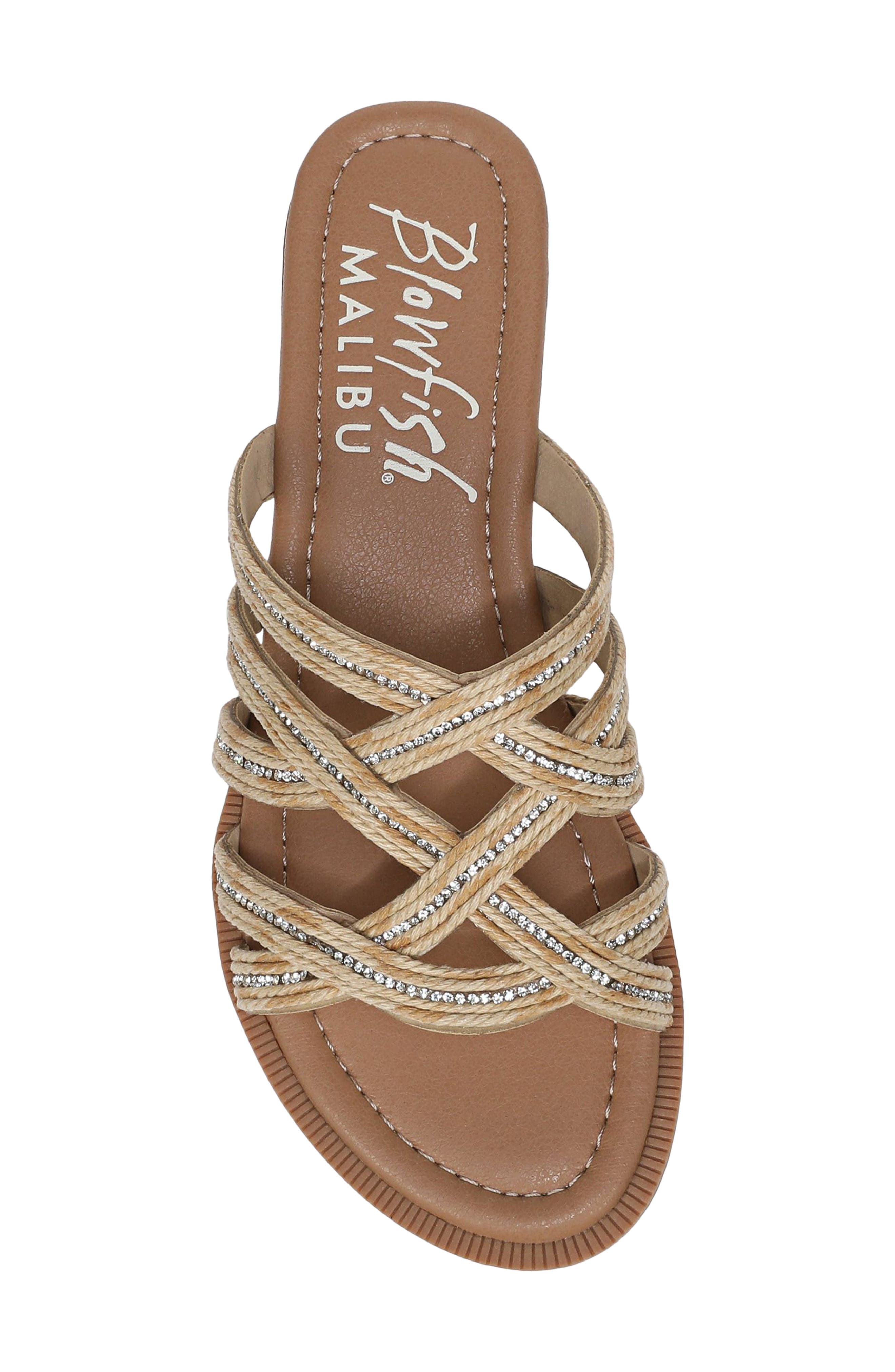Addison Wedge Sandal, Alternate, color, NATURAL FAUX LEATHER