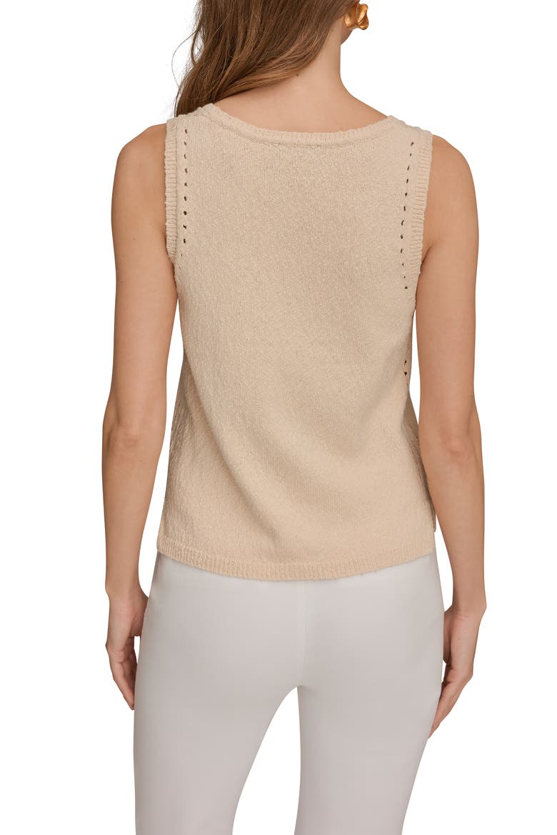 Pointelle Stitch Sweater Tank, Alternate, color, SCALLOP SHELL