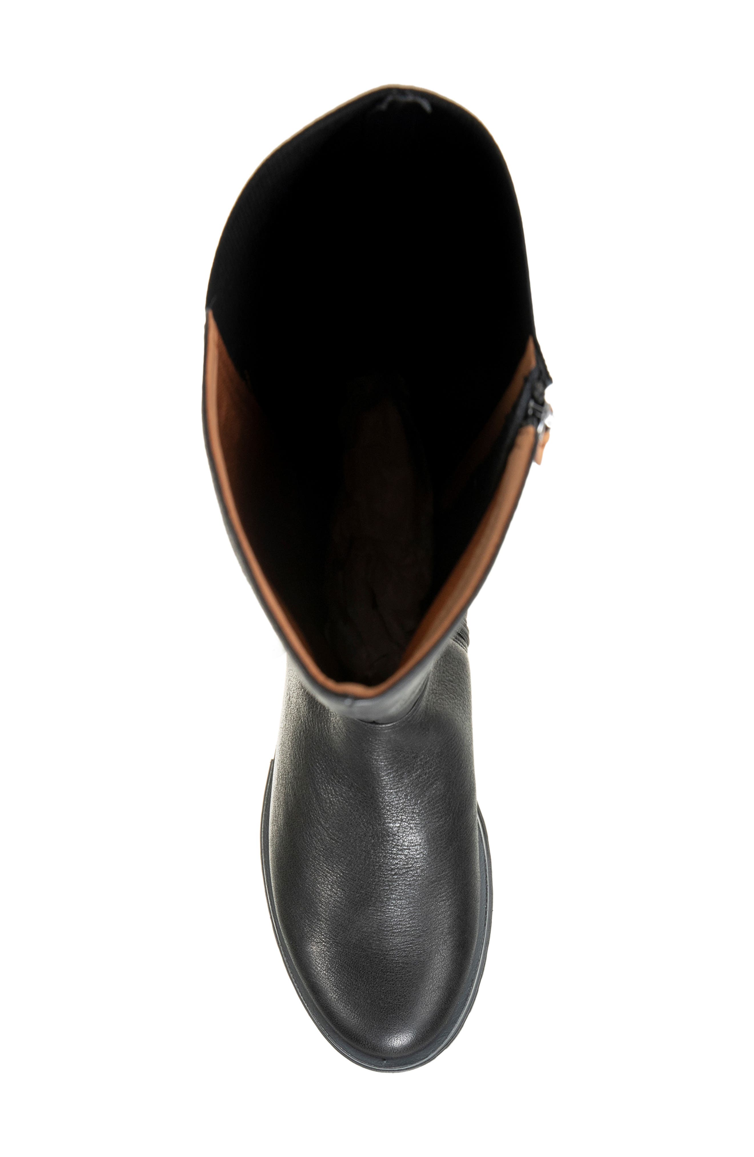 Prescila Knee High Boot, Alternate, color, BLACK LEATHER