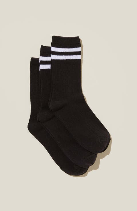 Women's Active Body Crew Socks 3Pk