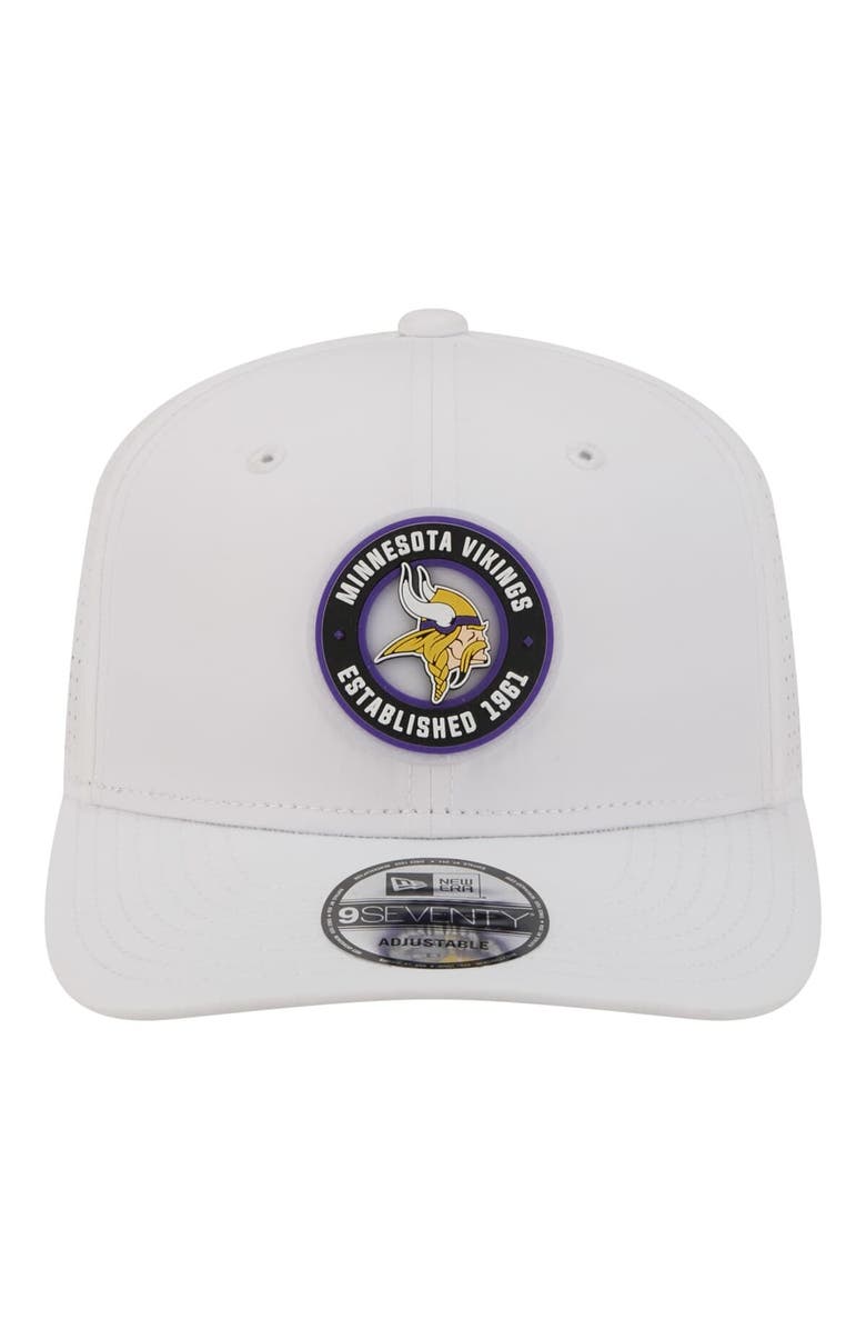 New Era Men's New Era White Minnesota Vikings COOLERA 9SEVENTY Adjustable Hat, Alternate, color, White