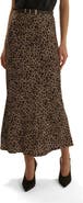 Favorite Daughter The Favorite Leopard Print Midi Skirt
