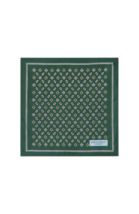 Paisley Collins Double Print Pocket Square