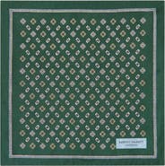 Robert Talbott Paisley Collins Double Print Pocket Square