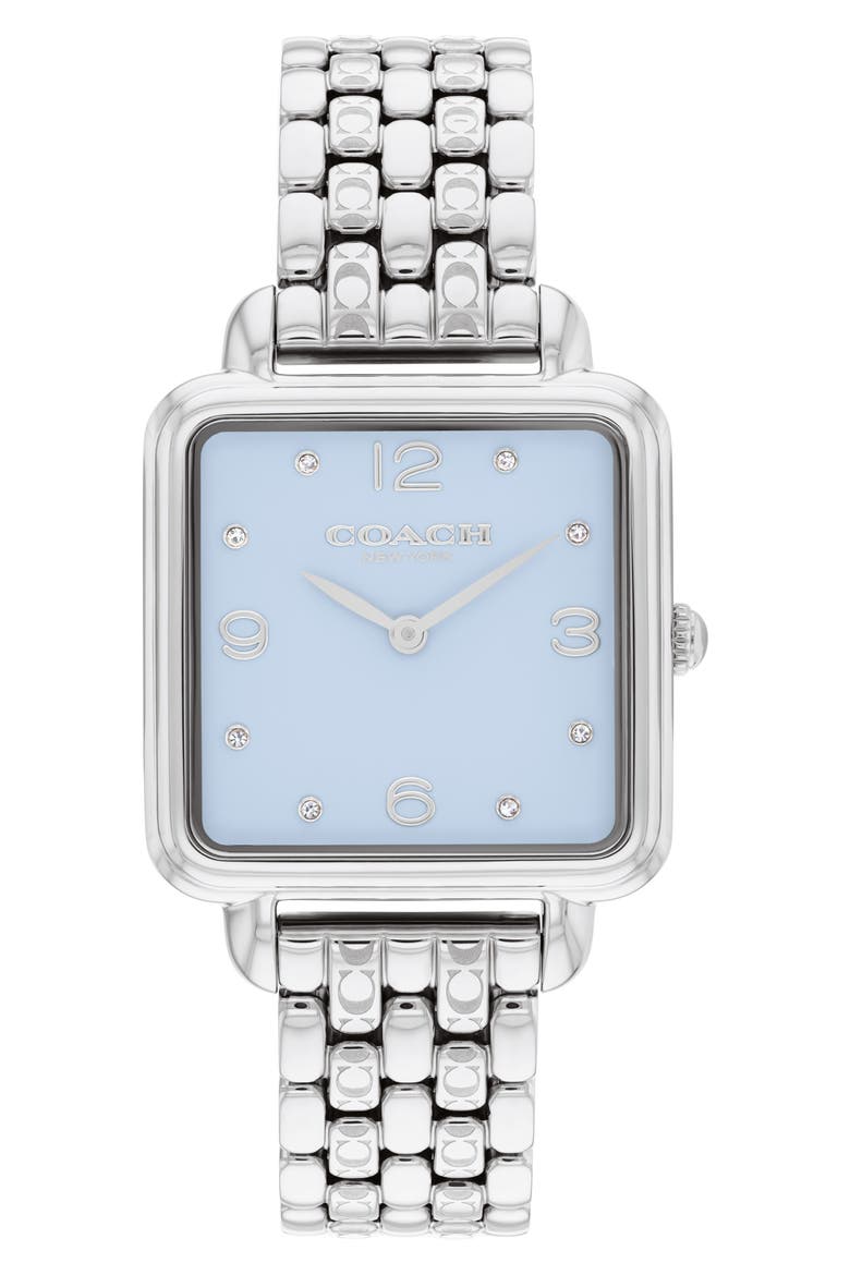 Cass Bracelet Watch, 28mm, Main, color, PALE BLUE