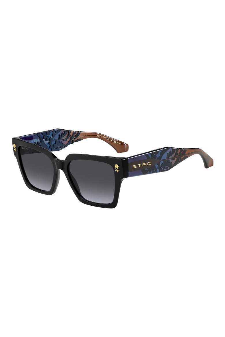 55mm Gradient Rectangular Sunglasses, Alternate, color, 0IPA-GB