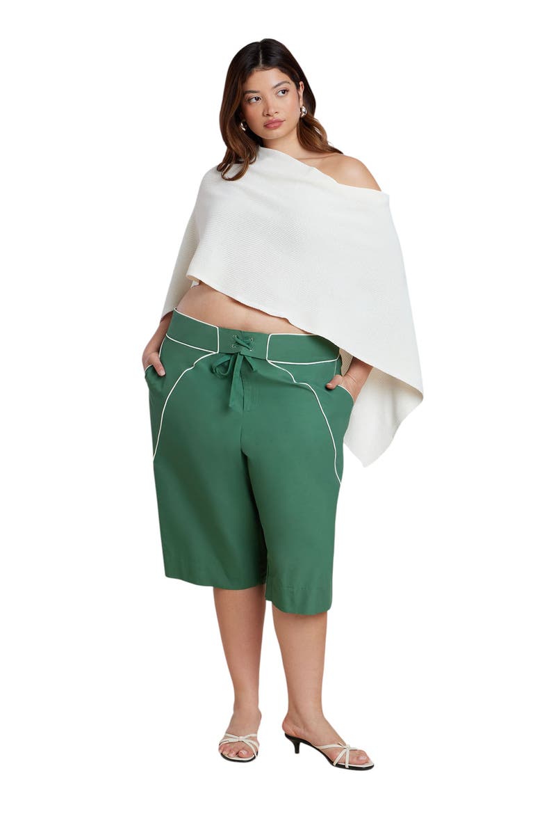 Board Short Culotte, Alternate, color, FOLIAGE GREEN