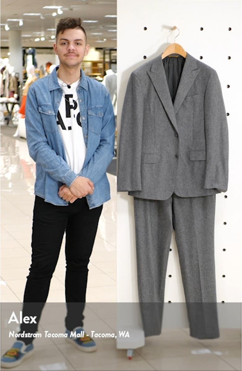 Classic Fit Flannel Wool Suit, sales video thumbnail