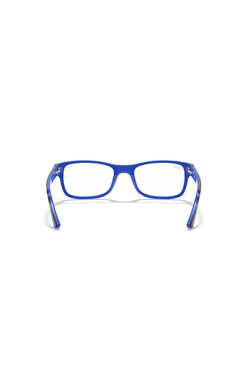 Ray Ban Ray-ban 52mm Square Optical Glasses In Brown
