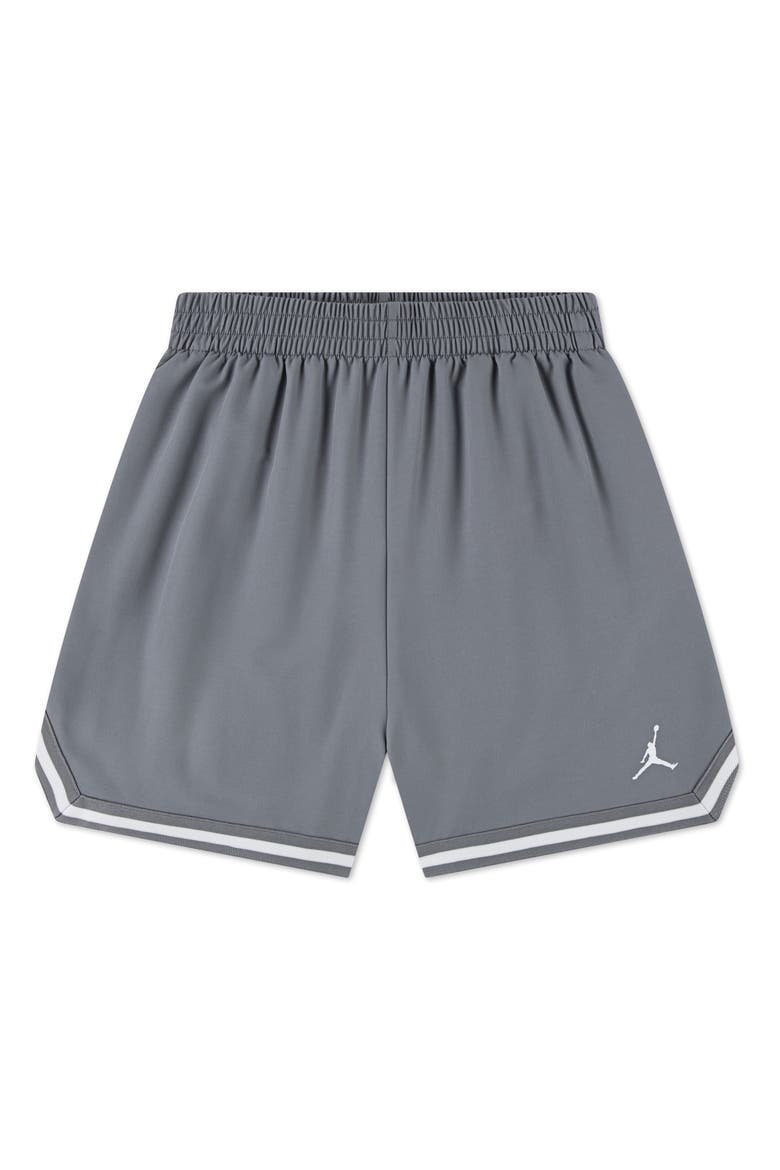 Kids' Jumpman Woven Taping Shorts, Main, color, SMOKE GREY