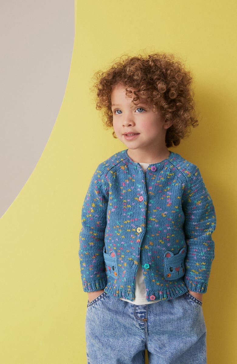 NEXT Kids' Cat Pocket Cardigan, Alternate, color,