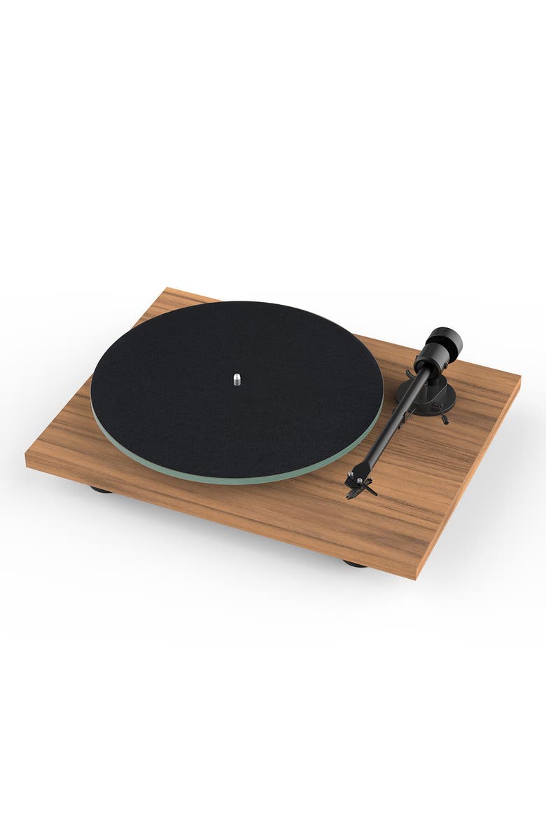 T1 Evo Turntable with Ortofon OM 10 MM Cartridge, Alternate, color, Walnut