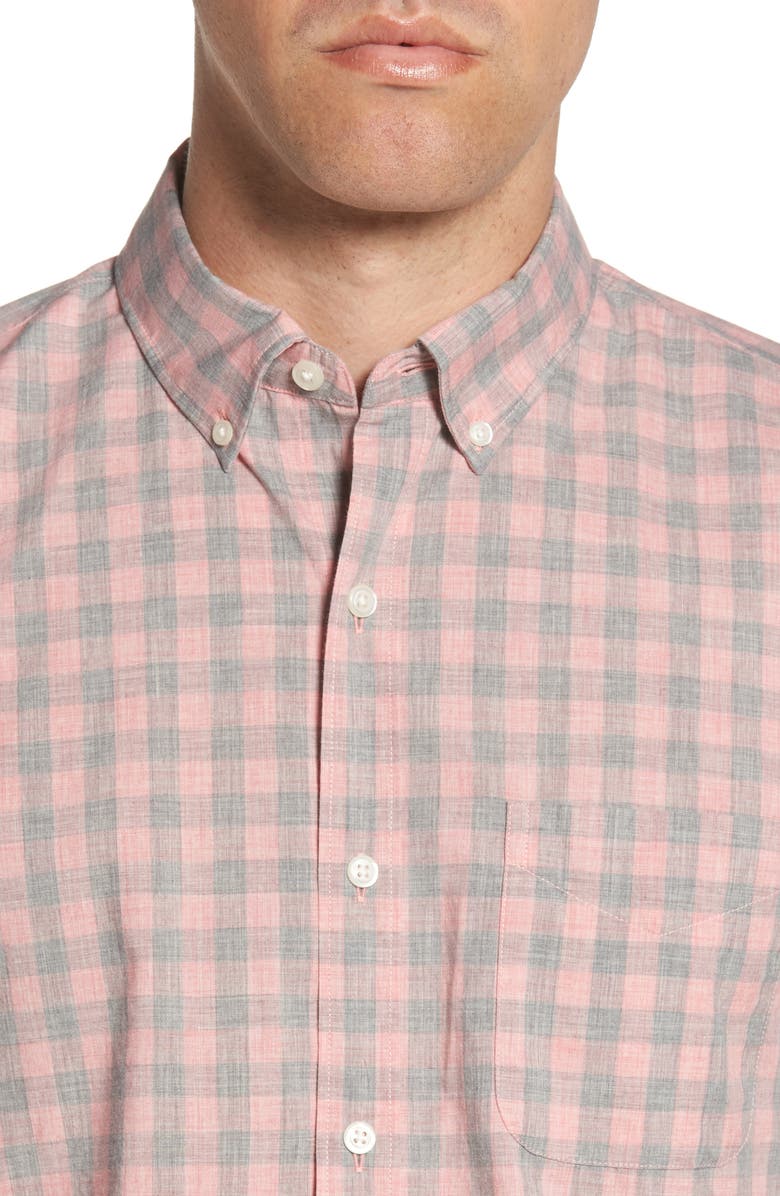 Bonobos Summerweight Slim Fit Gingham Shirt, Alternate, color,