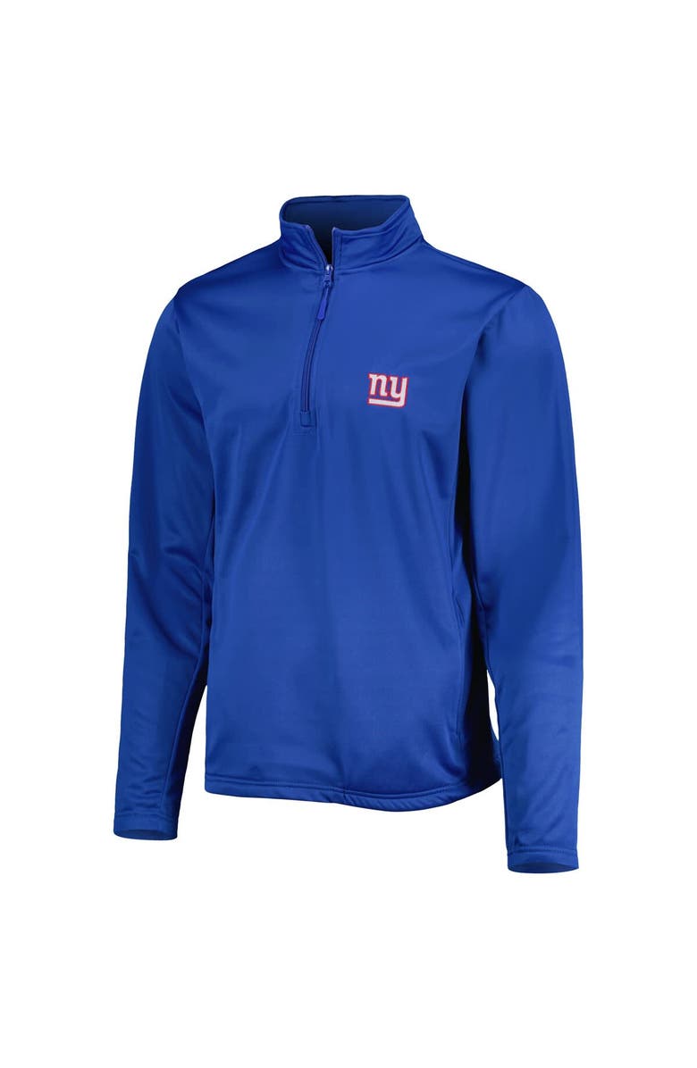 DUNBROOKE Men's Dunbrooke Royal New York Giants All-Star Tech Quarter-Zip Top, Alternate, color, Royal