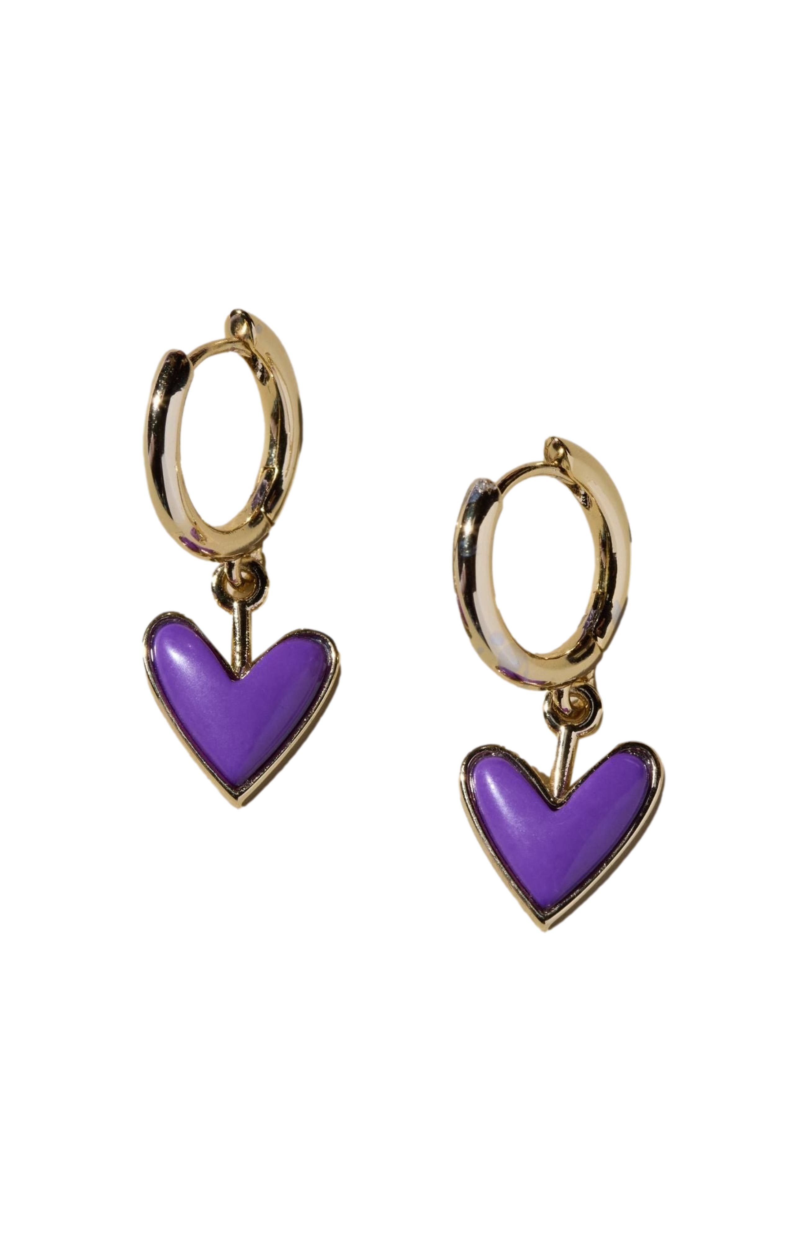 Purple Stone / Gold Metal