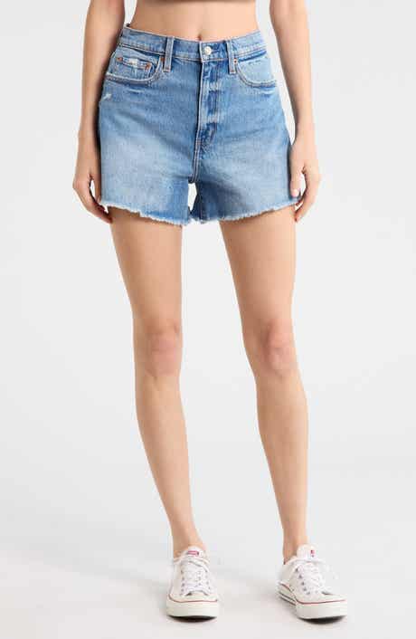 The Knockout High Waist Denim Shorts