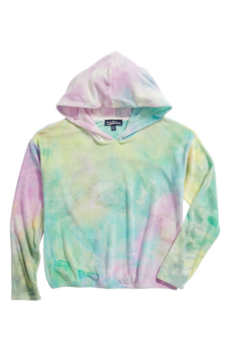 Freshman Tie Dye Hoodie, Main, color,