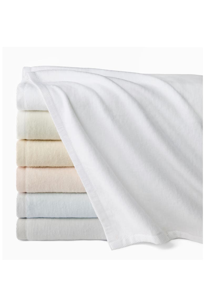 St. Moritz Cotton Blanket, Alternate, color, WHITE