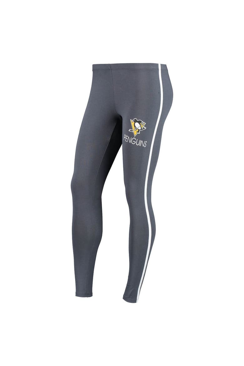 Women's Concepts Sport White/Charcoal Pittsburgh Penguins Sonata T-Shirt & Leggings Set, Alternate, color, White