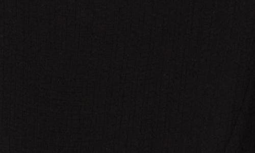 Calvin Klein Cap Sleeve Tie Waist Top In Black