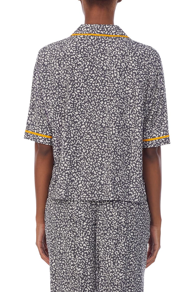 Pajama Top, Alternate, color, GREY PRINT