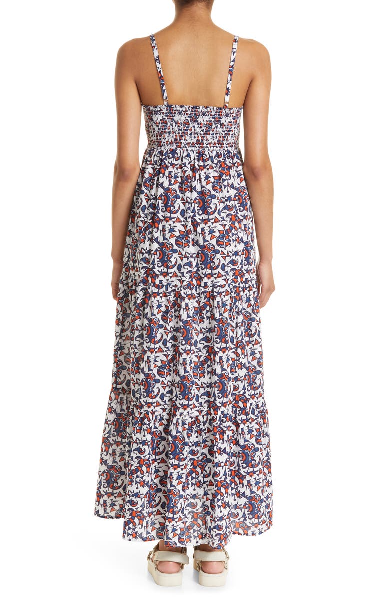 XÍRENA Cutout Cotton Sundress, Alternate, color, 