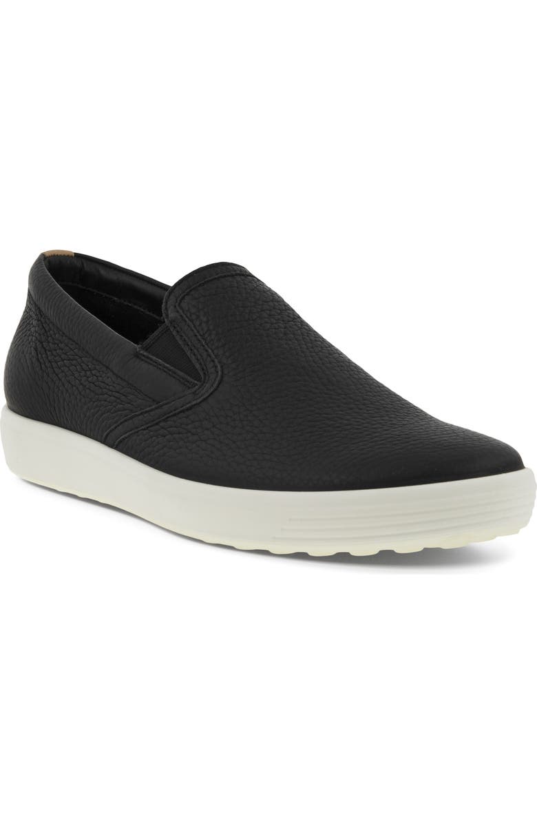 ECCO Soft 7 Water Resistant Slip-On Sneaker, Main, color,