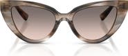 Dolce&Gabbana 52mm Polarized Cat Eye Sunglasses